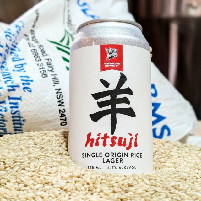 Single Origin Rice Hitsuji - Single Origin Rice Lager - New England Brewing